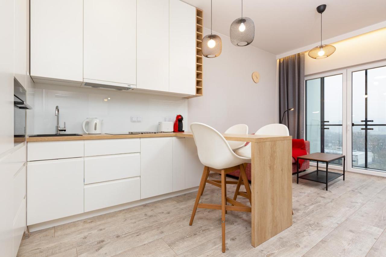 Business Center Apartments Warsaw Wola By Noclegi Renters Exteriör bild