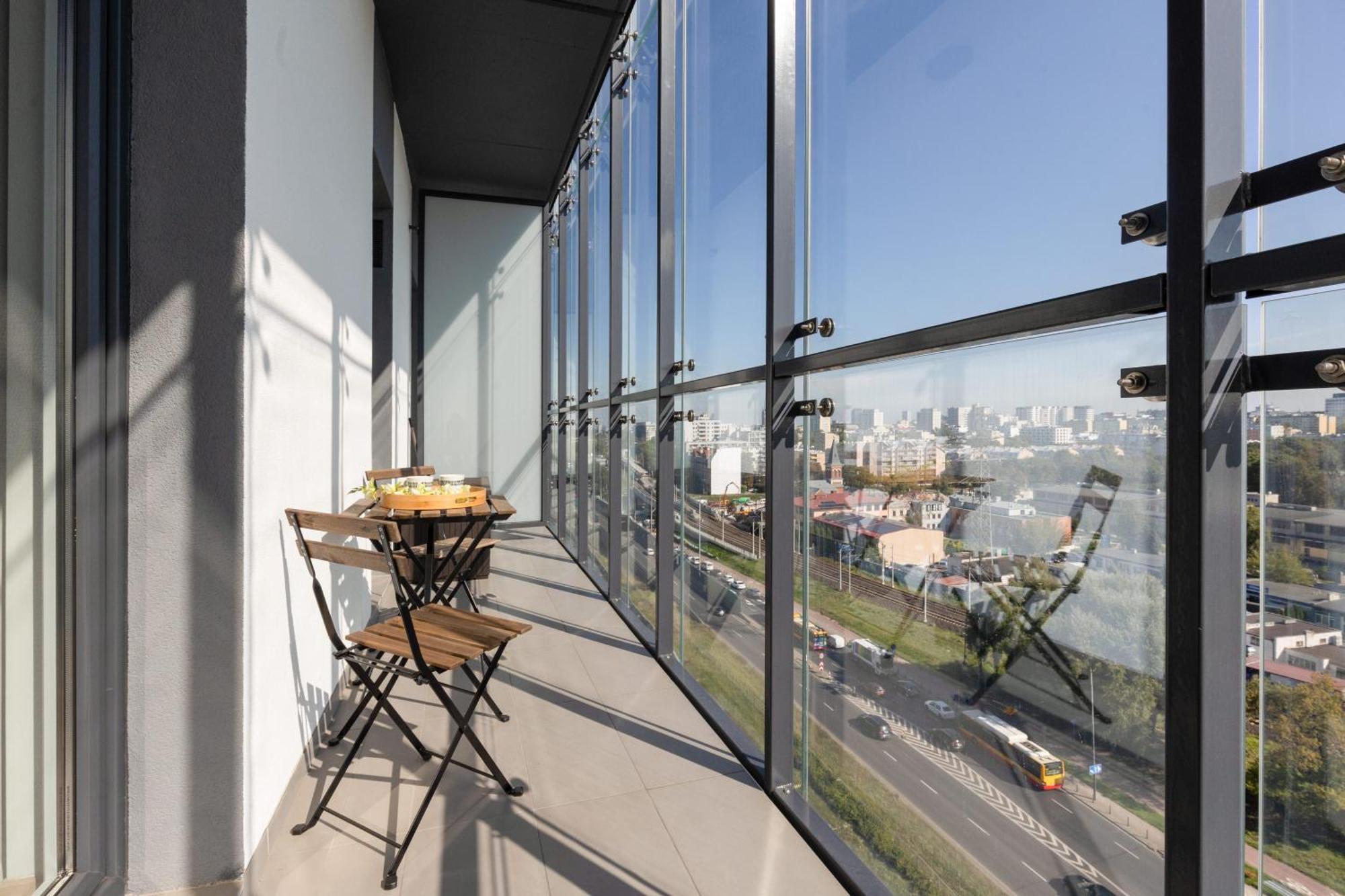Business Center Apartments Warsaw Wola By Noclegi Renters Exteriör bild